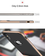 Flip Kickstand Shock Proof Back Cover For iPhone X by H&A