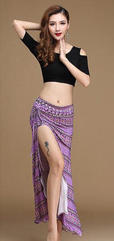 *HOT!* Modern Style - Sexy Shoulder Top And Skirt Dance Set